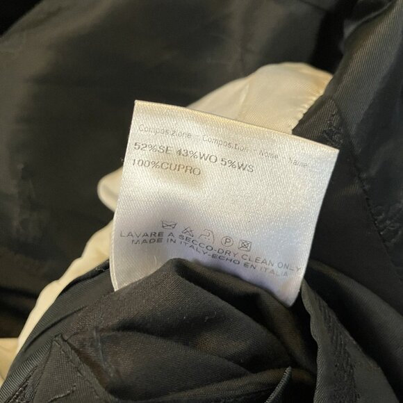 Brioni Harry Rosen Black Plaid Check Sports Coat Blazer Wool Mens 40 R Flawed - Picture 9 of 14